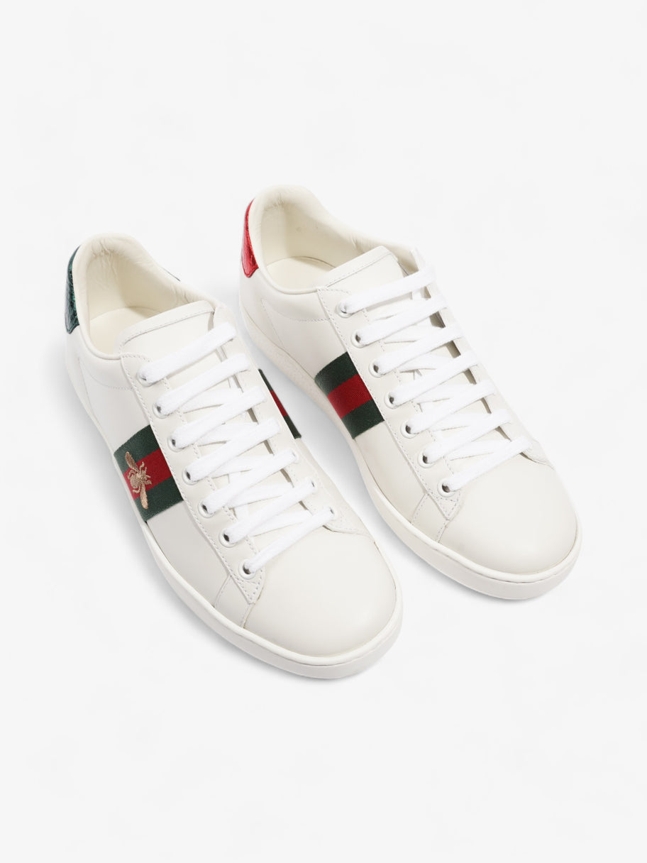 Gucci Ace Sneakers with Bee White / Red / Green Leather EU 39 UK 6 Image 8