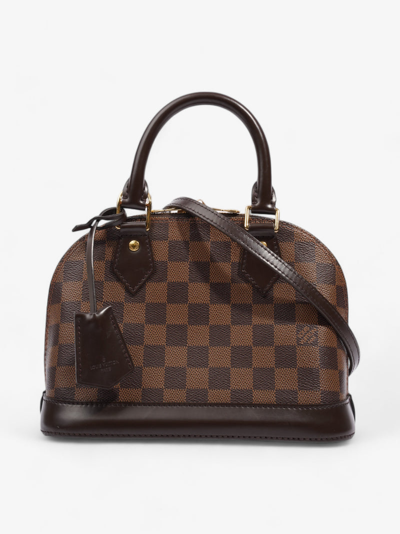  Louis Vuitton Alma Damier Ebene Coated Canvas BB