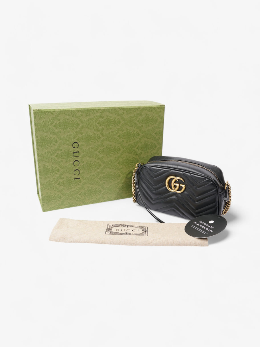 Gucci GG Marmont Black Matelasse Leather Small Image 9