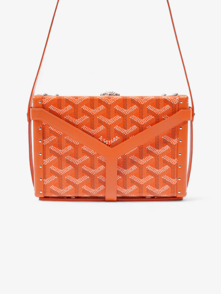 Goyard Minaudiere Trunk Bag Orange Coated Canvas Luxe Collective