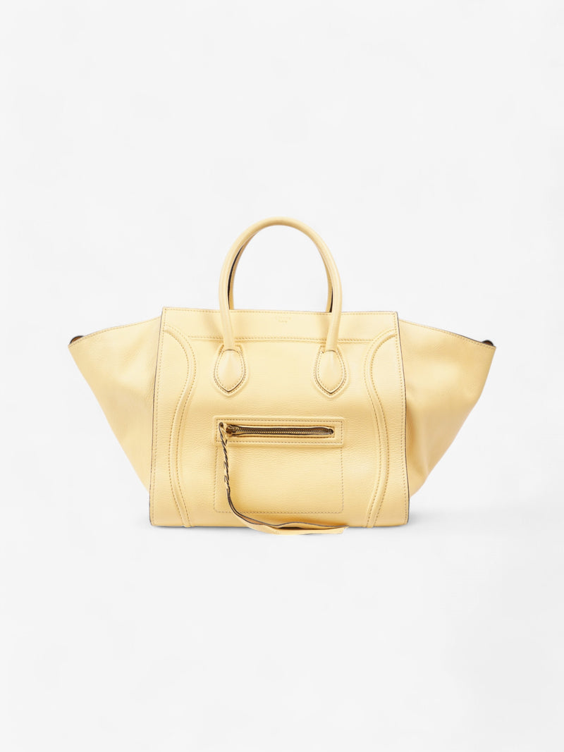  Celine Phantom Luggage Tote Yellow Leather Medium