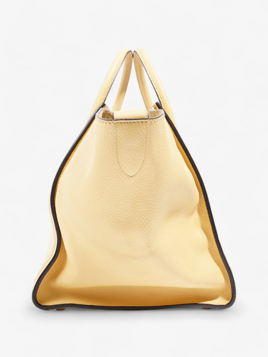 Celine Phantom Luggage Tote Yellow Leather Medium Image 5