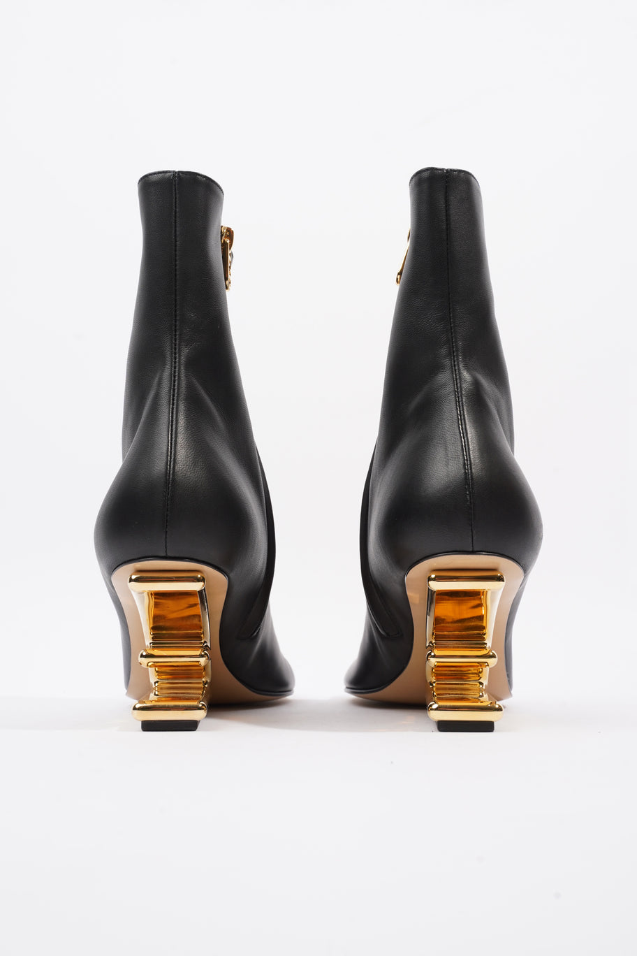 Fendi First Boots Black Leather EU 39 UK 6 Image 6