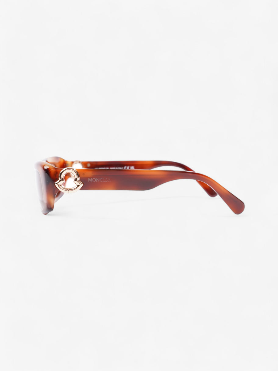 Moncler Minuit Sunglasses Red Havana / Brown Acetate 135mm Image 2