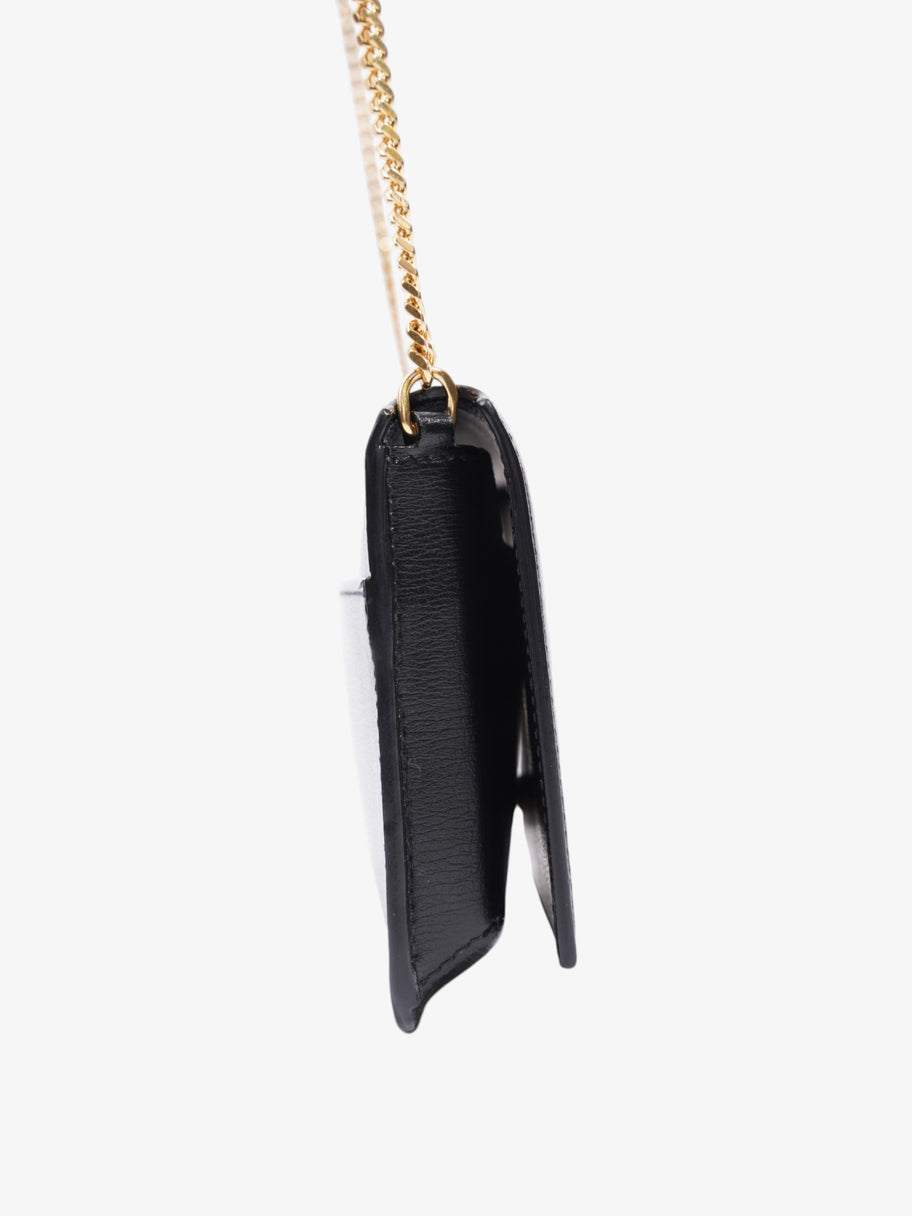 Saint Laurent Cassandre Phone Pouch Black Leather Image 5