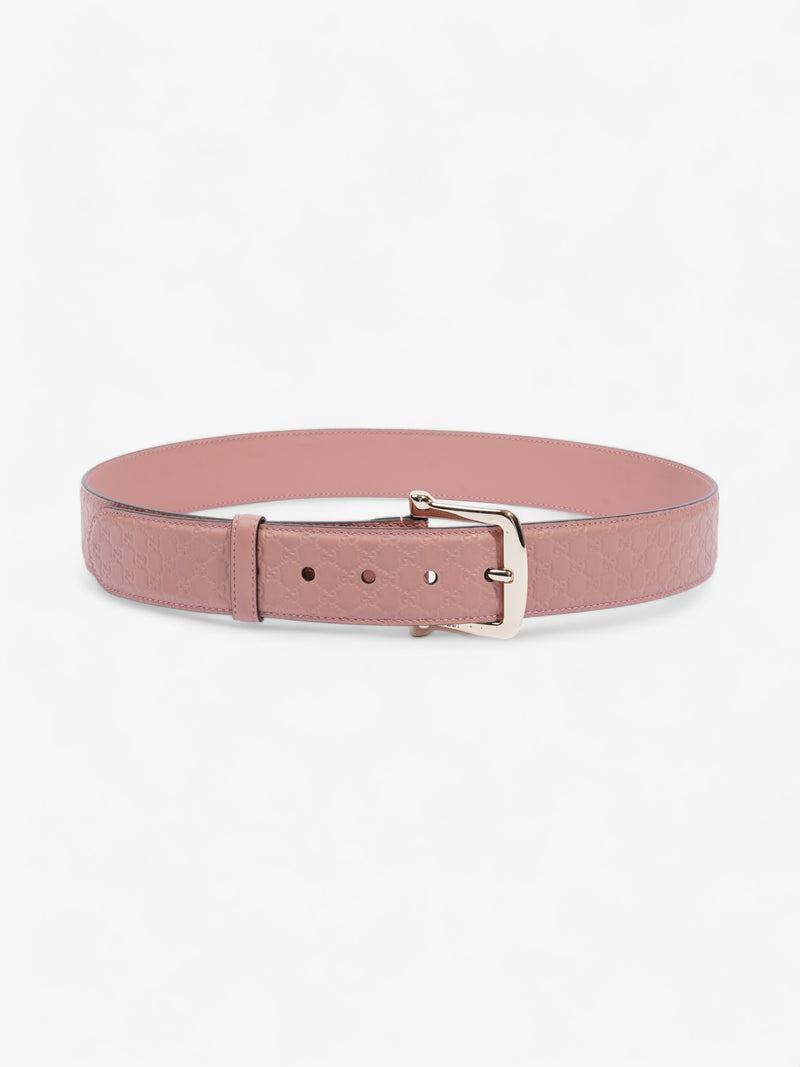  Gucci Buckle Belt Pink Leather 90cm 36