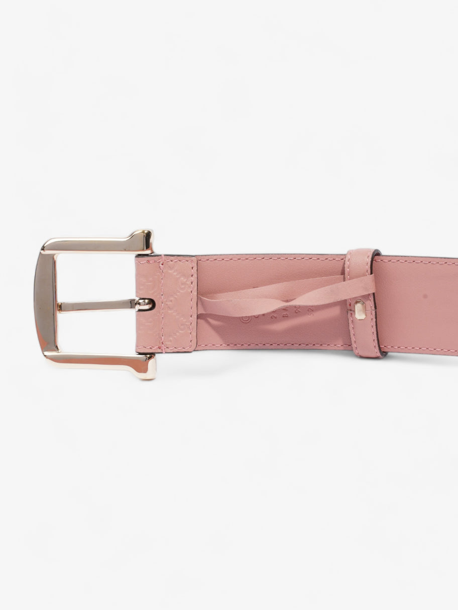 Gucci Buckle Belt Pink Leather 90cm 36