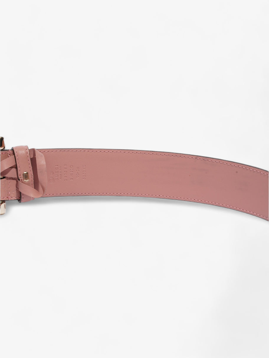 Gucci Buckle Belt Pink Leather 90cm 36