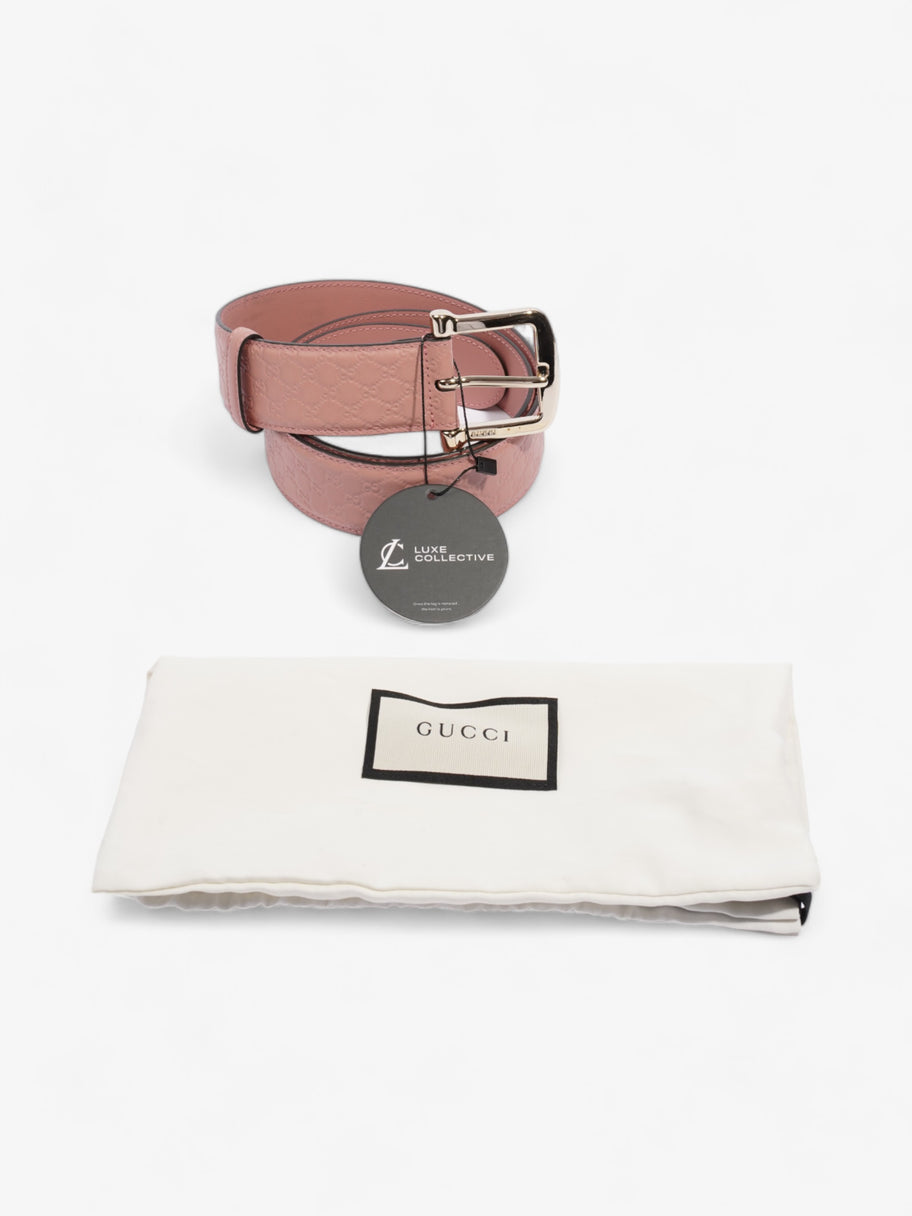 Gucci Buckle Belt Pink Leather 90cm 36