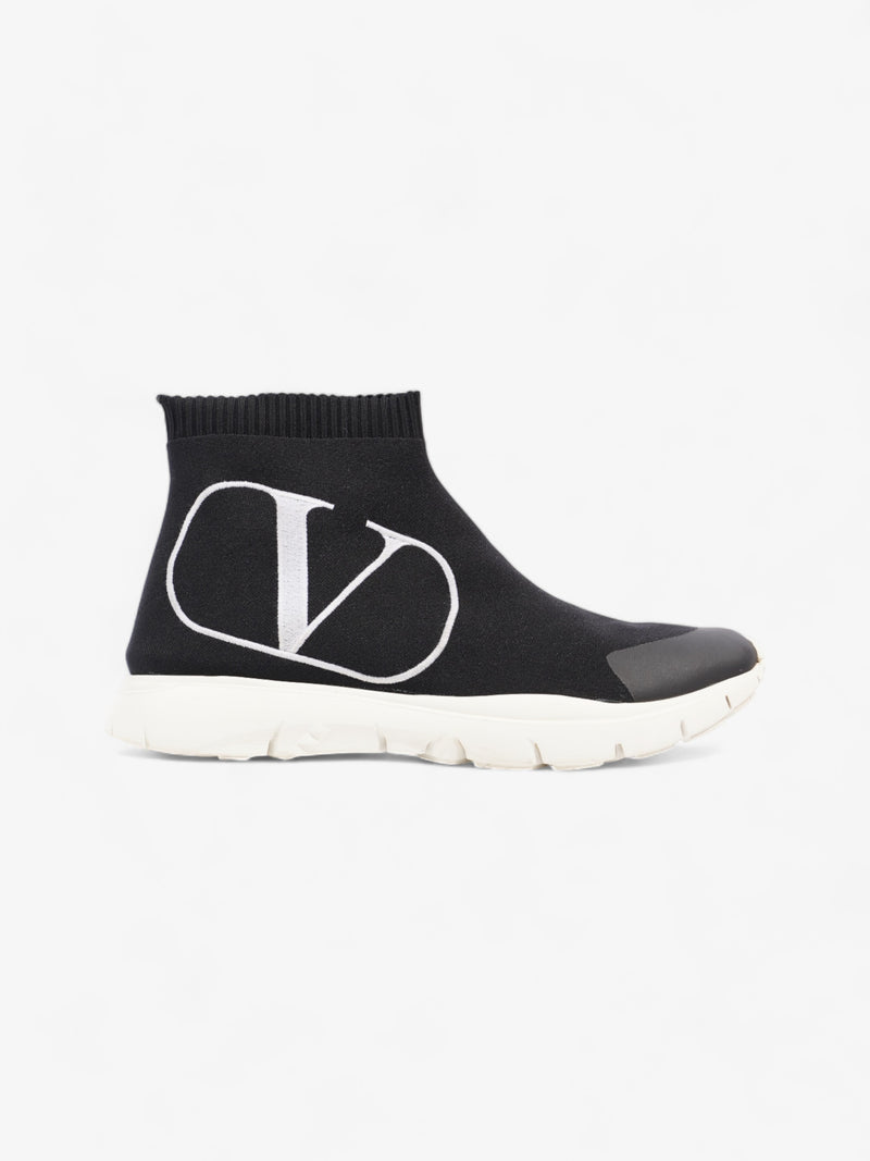  Valentino Vlogo Sneakers Black / White Cotton EU 39 UK 6