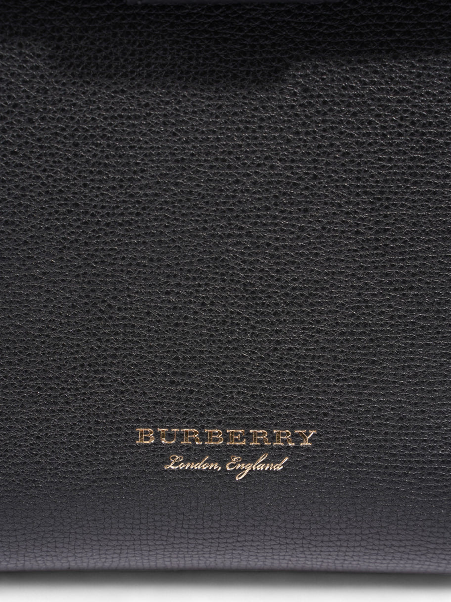 Burberry Camberley Tote Black Grained Leather Medium Image 7