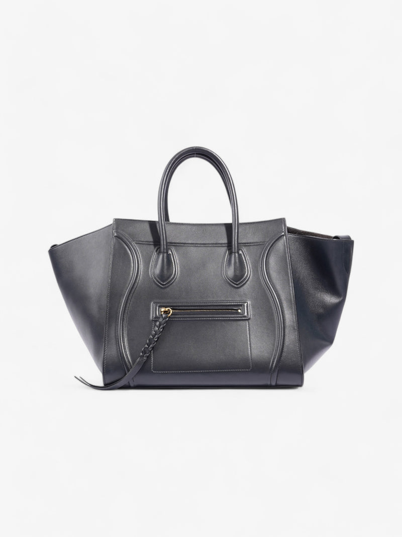  Celine Phantom Tote Black Calfskin Leather Medium