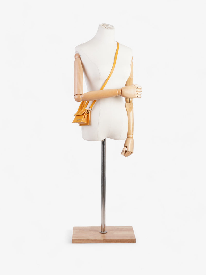  Jacquemus Le Chiquito Dark Orange Leather