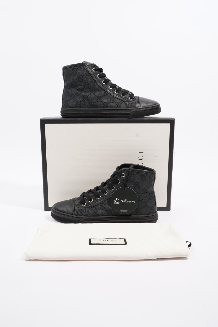 High Top Sneaker Black Canvas EU 35 UK 2 Image 10