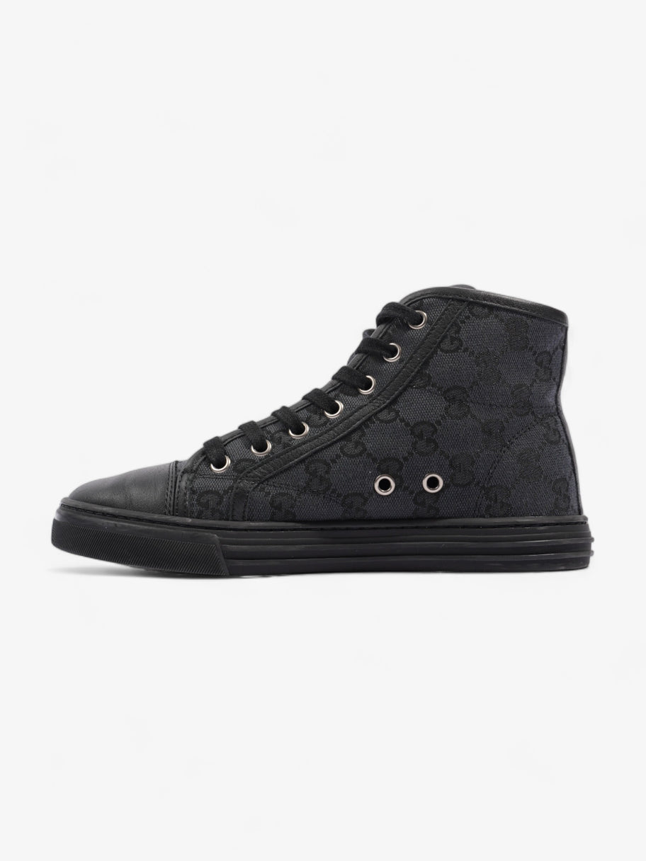 High Top Sneaker Black Canvas EU 35 UK 2 Image 3