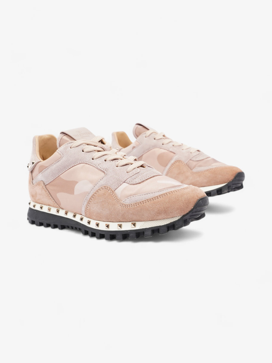 Valentino Rockstud Sneakers Pink Camo Suede EU 37.5 UK 4.5 Image 2