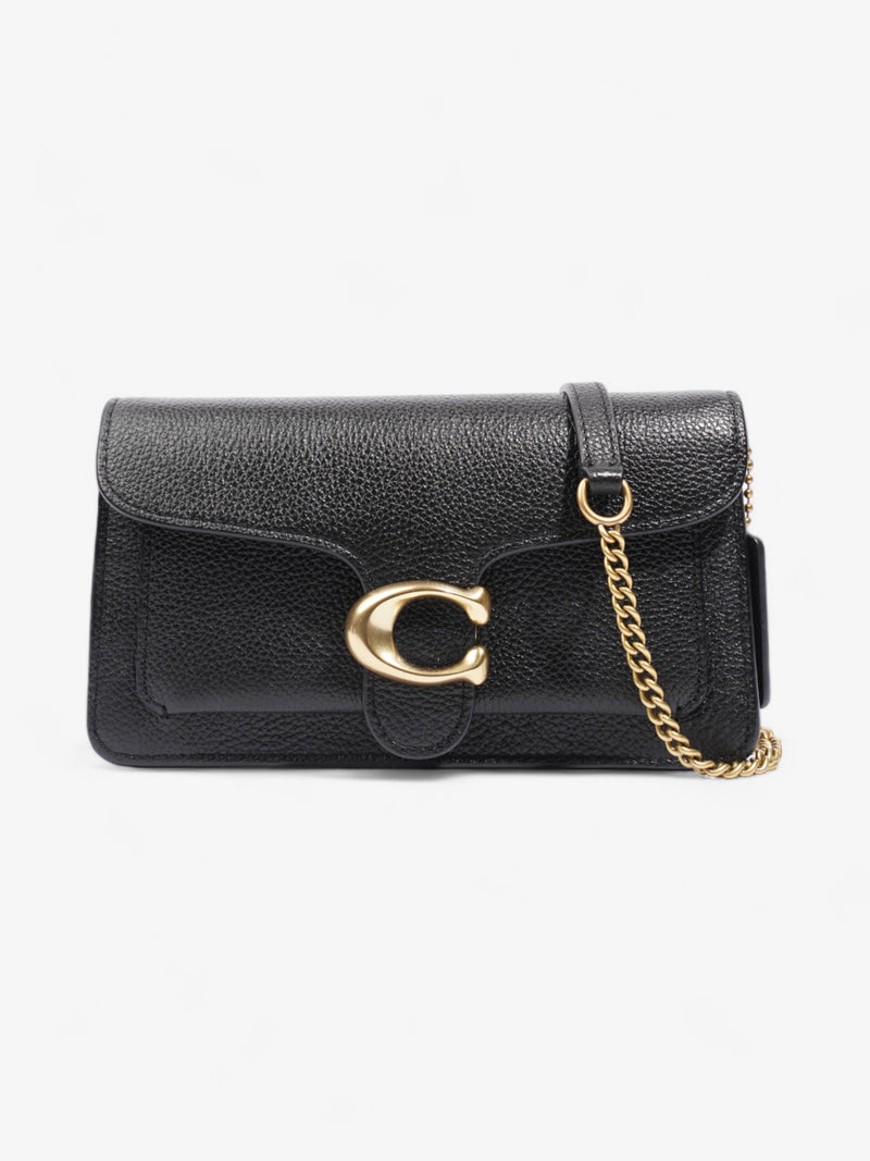  Coach Tabby Chain Clutch Black Leather