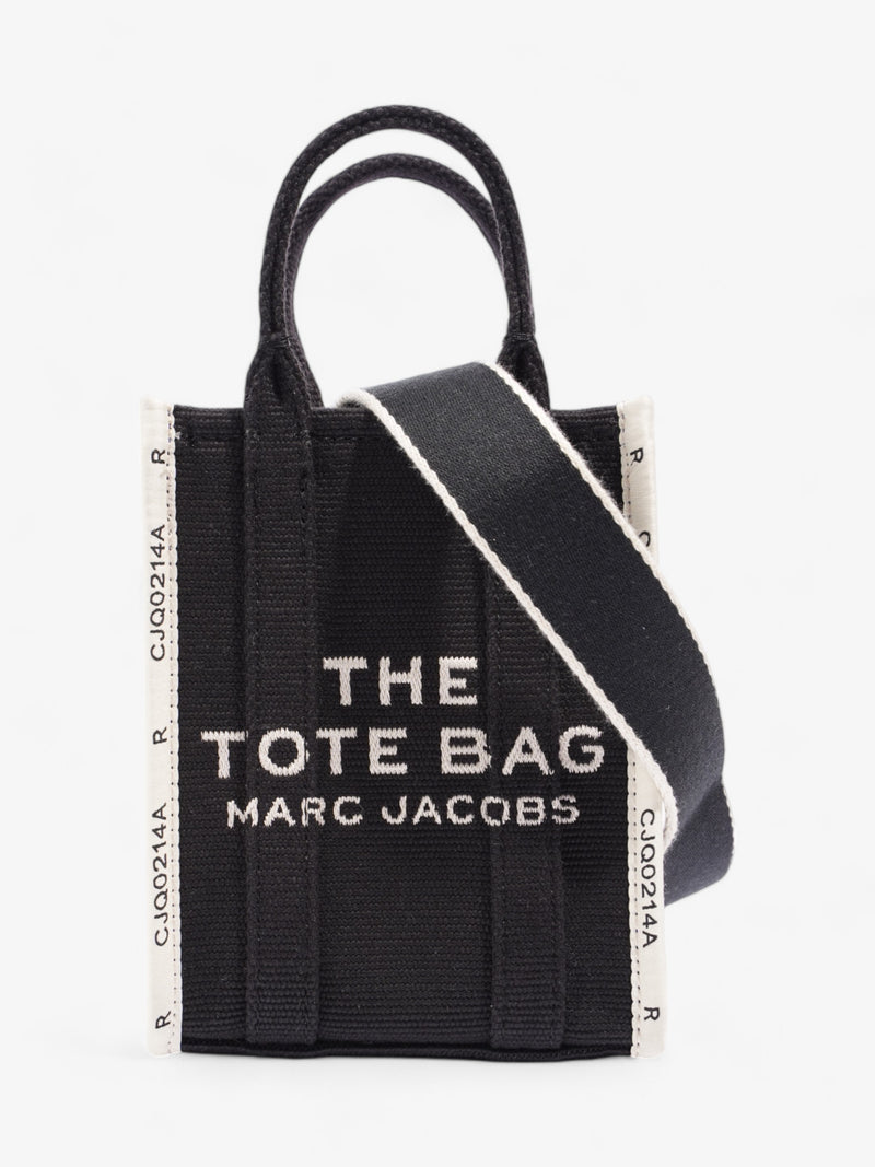  Marc Jacobs The Tote Bag Black / White Cotton