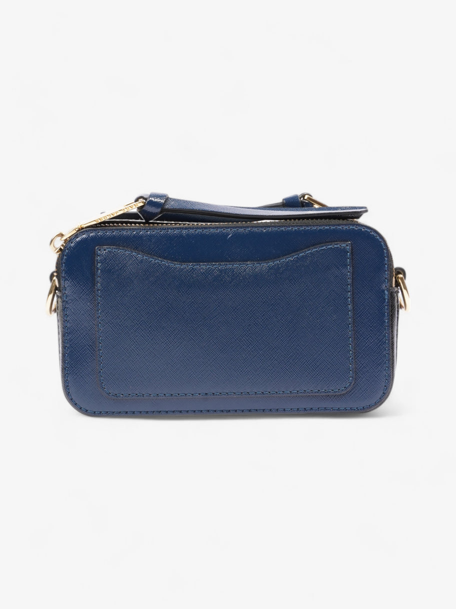 Marc Jacobs The Snapshot Bag Midnight Blue / Black / Grey Leather Image 4