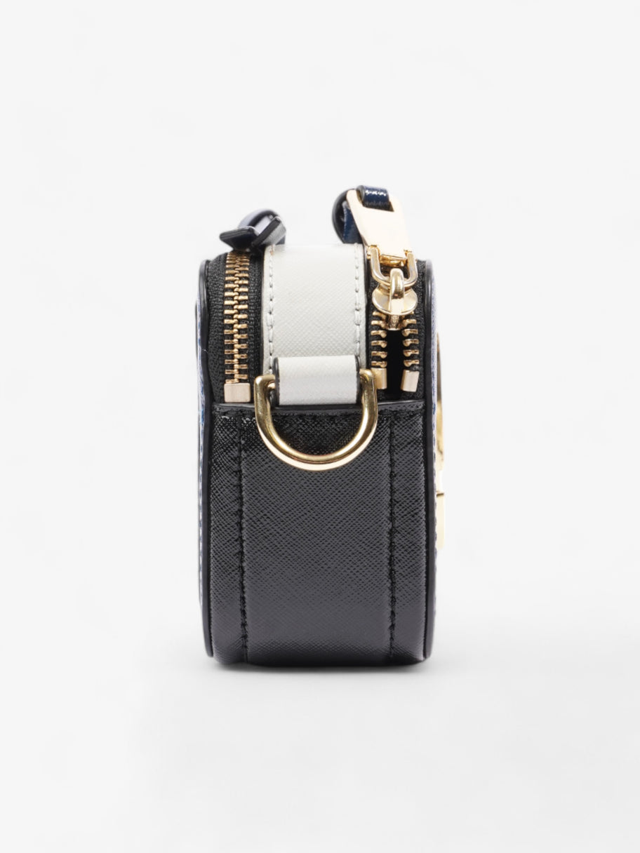 Marc Jacobs The Snapshot Bag Midnight Blue / Black / Grey Leather Image 5