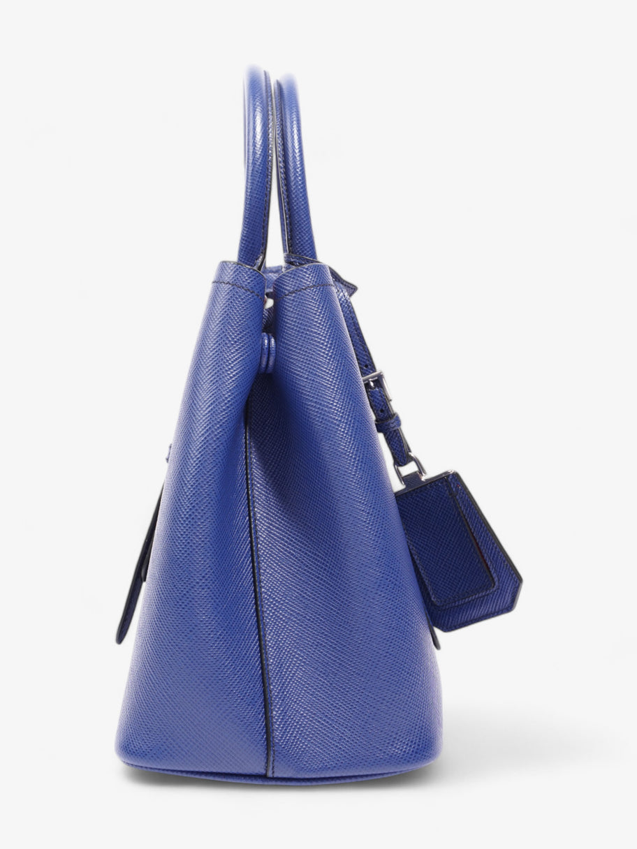 Prada blue leather bag best sale