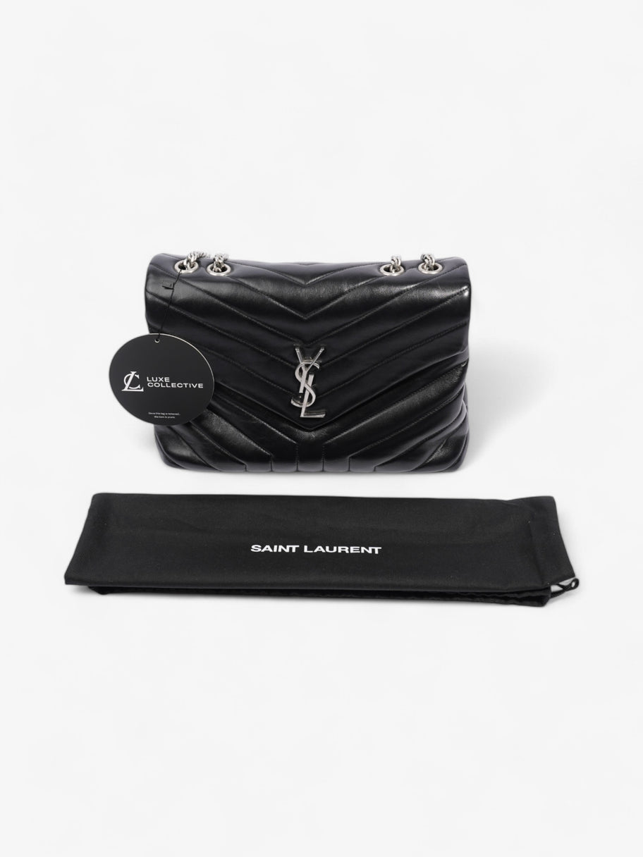 Saint Laurent Lou Lou Black Calfskin Leather Medium Image 11