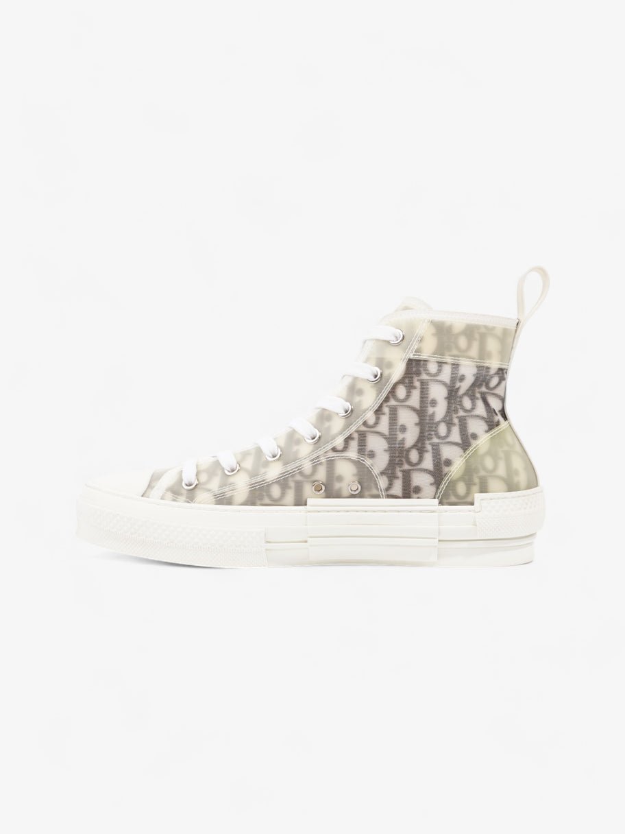 Christian Dior B23 High Top  White / Grey Oblique  Mesh EU 40 UK 7 Image 3