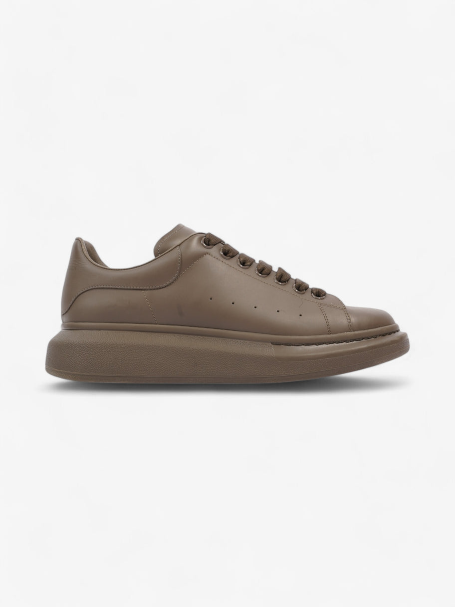 Alexander McQueen Oversized Sneakers Brown Leather EU 43 UK 9 Image 1