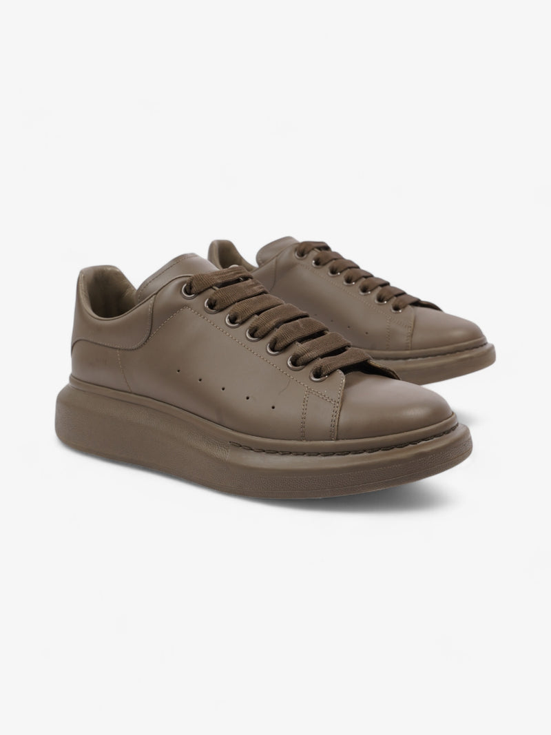  Alexander McQueen Oversized Sneakers Brown Leather EU 43 UK 9