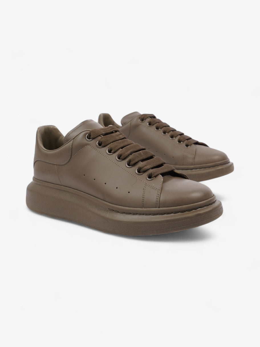 Alexander McQueen Oversized Sneakers Brown Leather EU 43 UK 9 Image 2