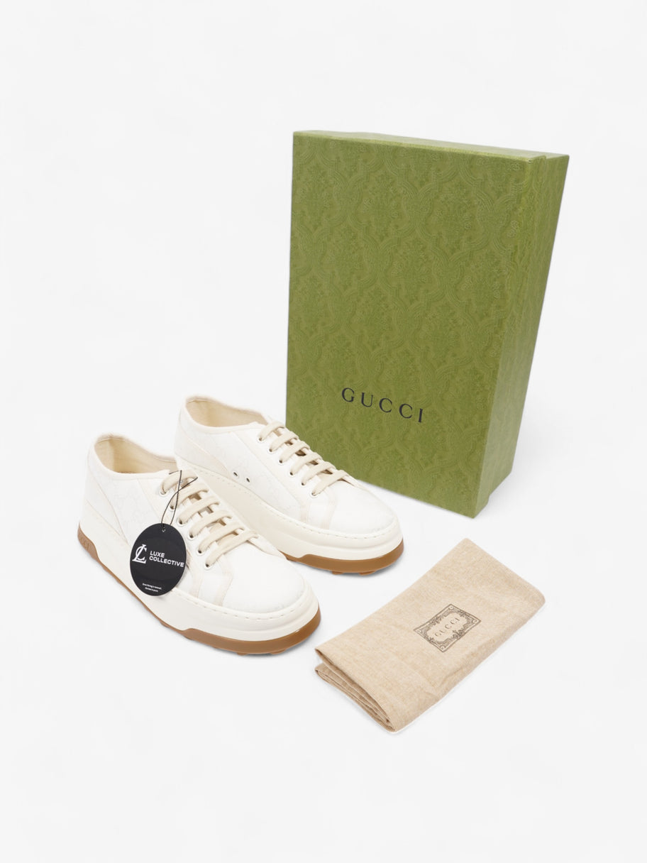 Gucci GG Tennis 1977 Platform Sneakers White  / Cream Canvas EU 41 UK 7 Image 10