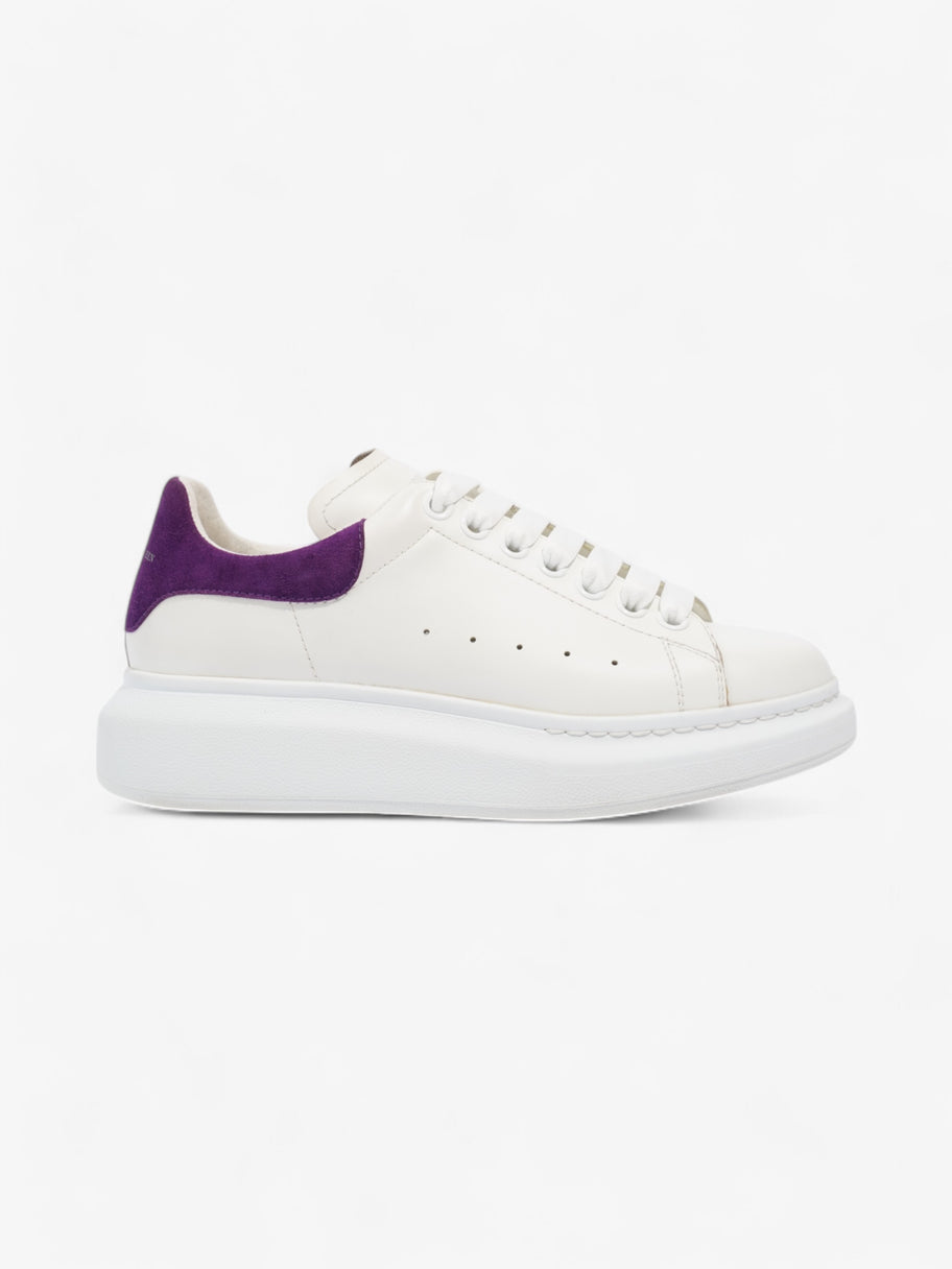 Alexander McQueen Oversized Sneakers White  / Purple Tab Leather EU 38 UK 5 Image 1