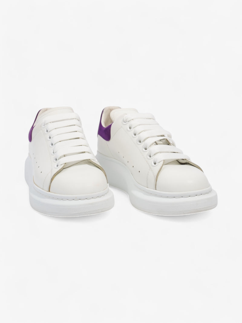  Alexander McQueen Oversized Sneakers White  / Purple Tab Leather EU 38 UK 5