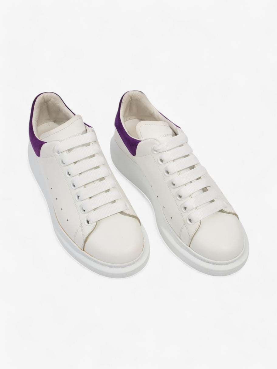 Alexander McQueen Oversized Sneakers White  / Purple Tab Leather EU 38 UK 5 Image 8