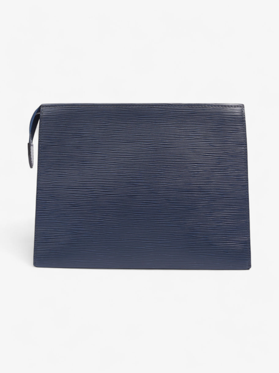 Louis Vuitton Toiletry Pouch Navy Blue Epi Leather 26 Image 4