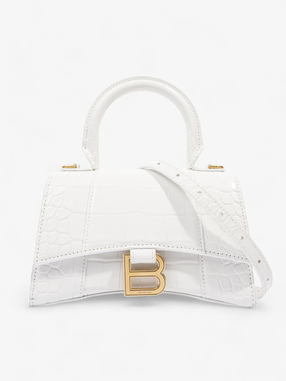 Hourglass White Embossed Leather XS Image 1
