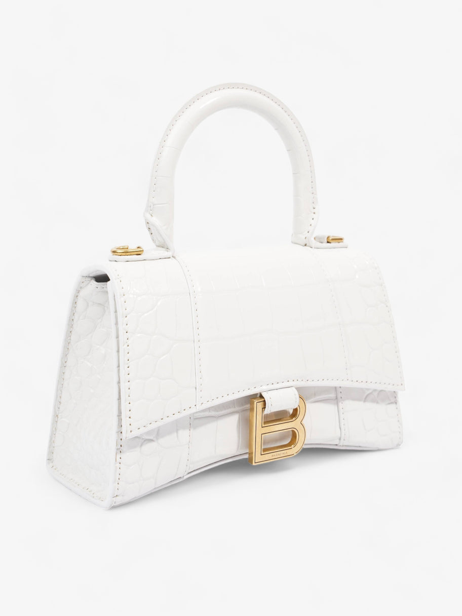 Hourglass White Embossed Leather XS Image 6