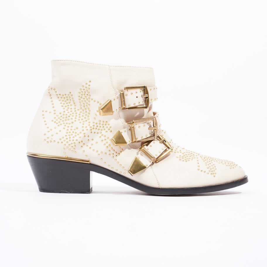 Susanne Ankle Boot White Leather EU 38 UK 5 Image 1