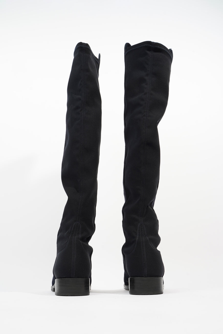 Knee High Boot Navy Suede EU 37.5 UK 4.5 Image 6