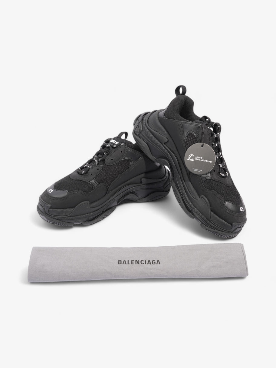 Balenciaga Triple S Black / White Mesh EU 43 UK 9 Image 9