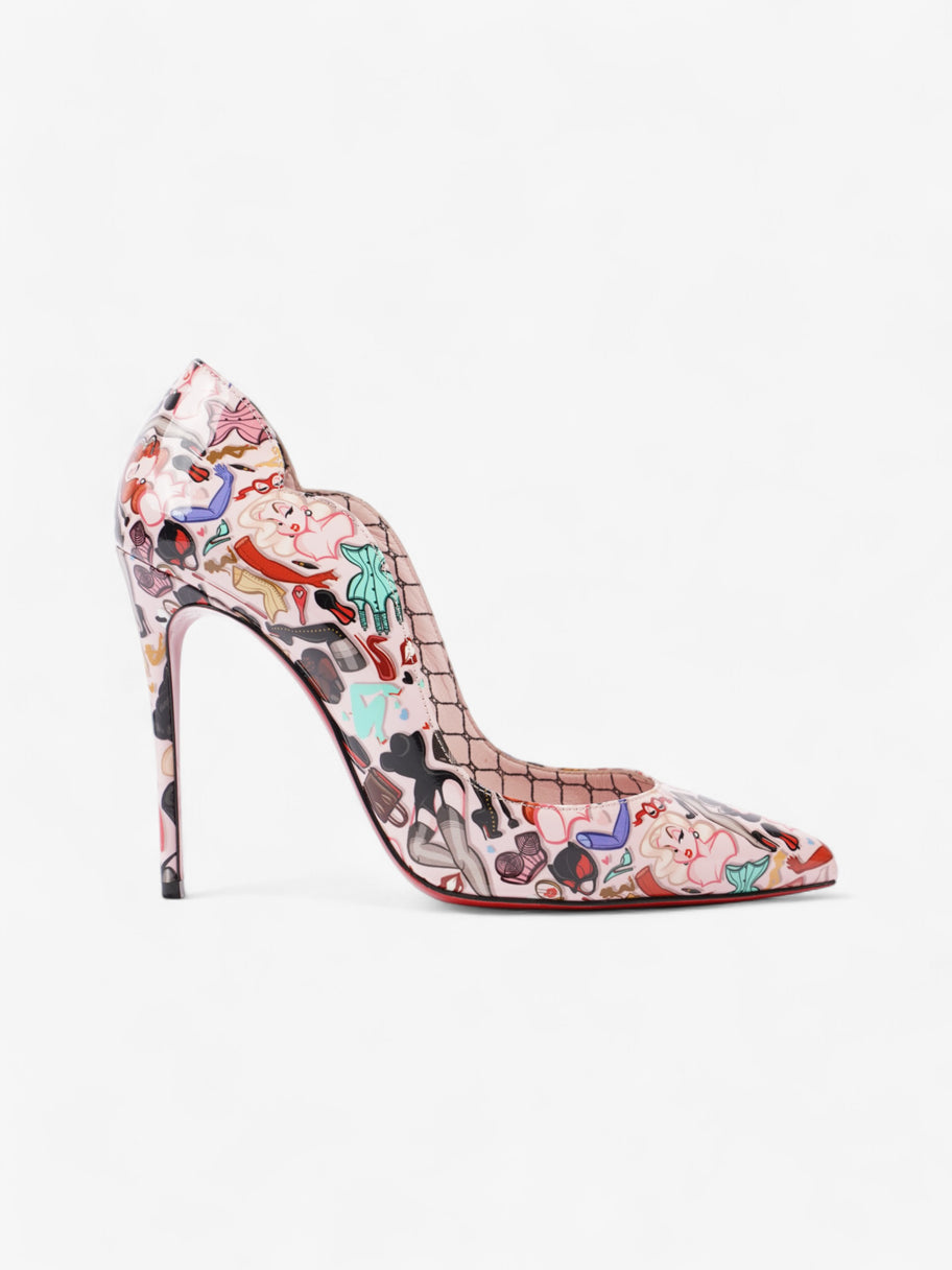 Christian Louboutin Hot chick 100 Pink / Multicolour Patent Leather EU 37.5 UK 4.5 Image 1