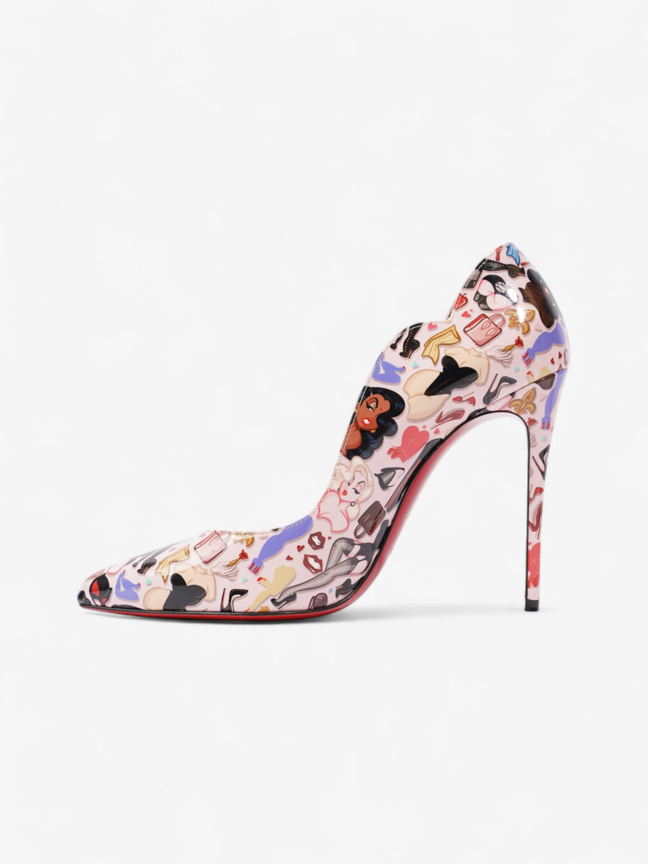 Christian Louboutin Hot chick 100 Pink / Multicolour Patent Leather EU 37.5 UK 4.5 Image 3