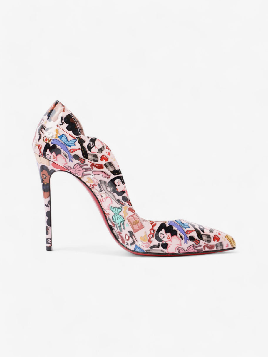 Christian Louboutin Hot chick 100 Pink / Multicolour Patent Leather EU 37.5 UK 4.5 Image 4