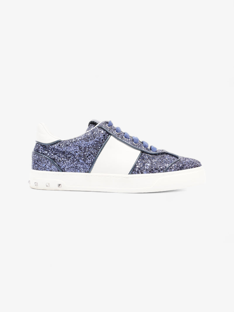  Valentino Fly Sneaker Blue / White Glitter EU 38 UK 5