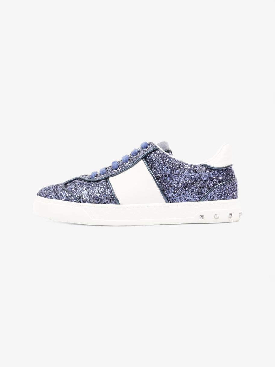 Valentino Fly Sneaker Blue / White Glitter EU 38 UK 5 Image 5