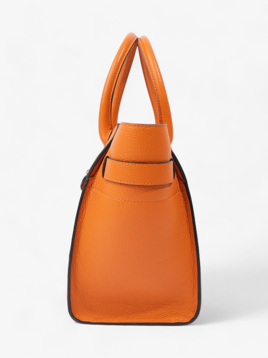 Mulberry Zipped Bayswater Orange Grained Leather Small Image 3