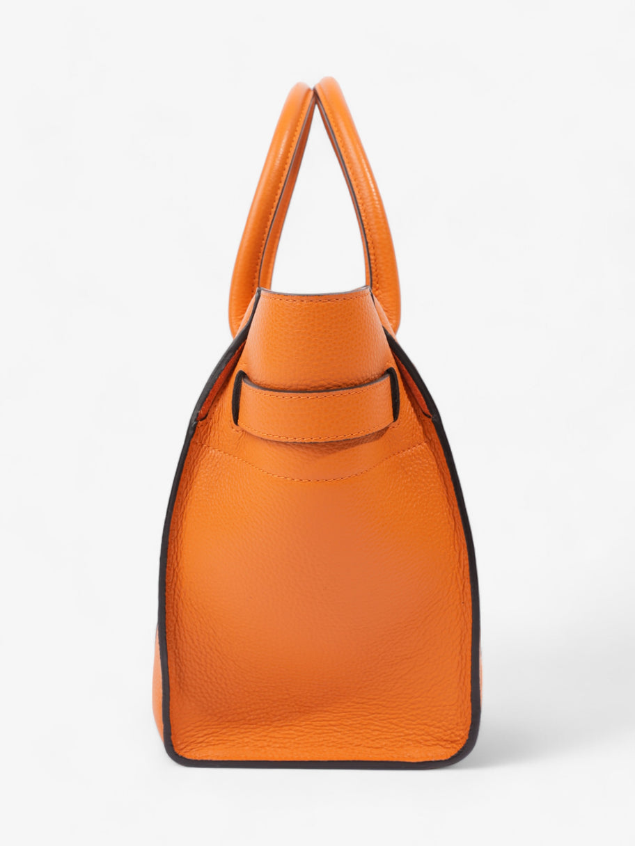 Mulberry Zipped Bayswater Orange Grained Leather Small Image 5