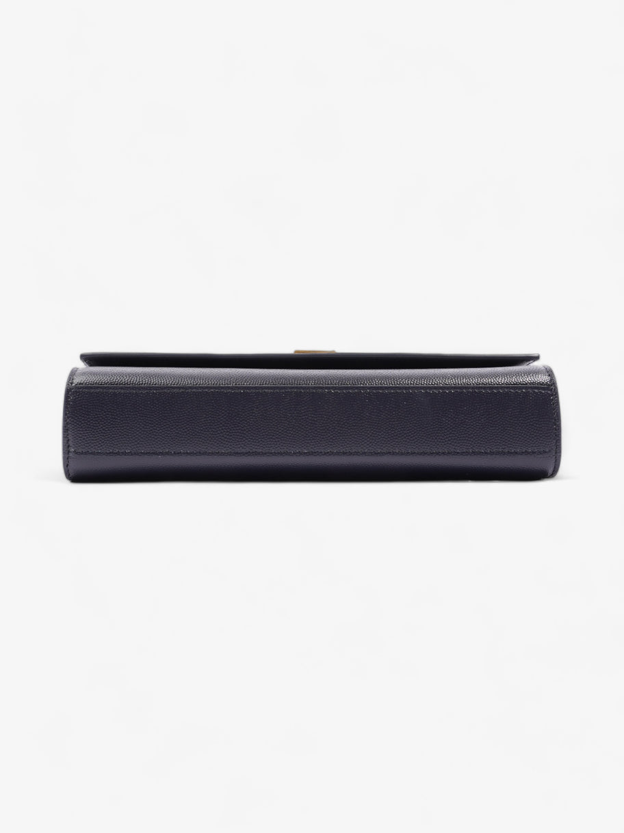 Saint Laurent Kate Navy Blue Leather Medium Image 6