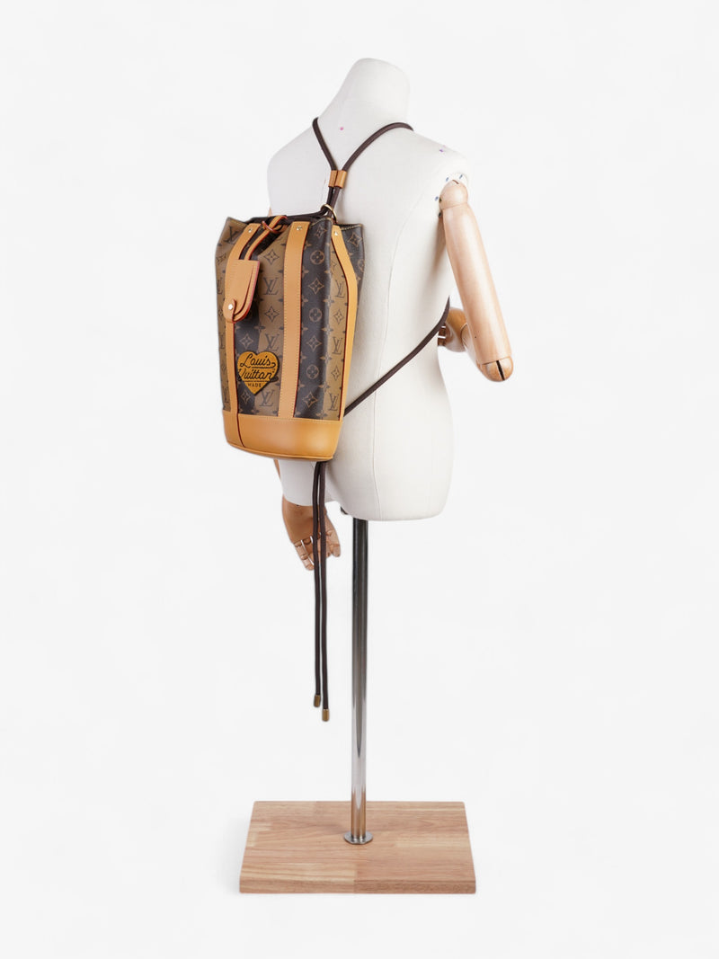  Louis Vuitton x Nigo Brown Randonnee Backpack Monogram / Monogram Reverse Coated Canvas