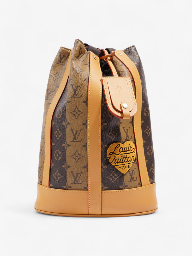  Louis Vuitton x Nigo Brown Randonnee Backpack Monogram / Monogram Reverse Coated Canvas